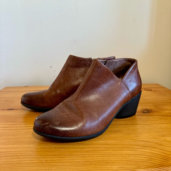 Dansko Raina Heeled Ankle Boot Brown Leather Women's 36 - Picture 4 of 11